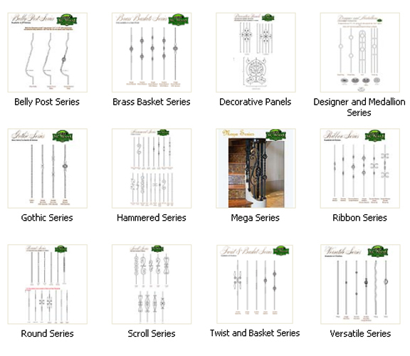 Styles of Iron Spindles